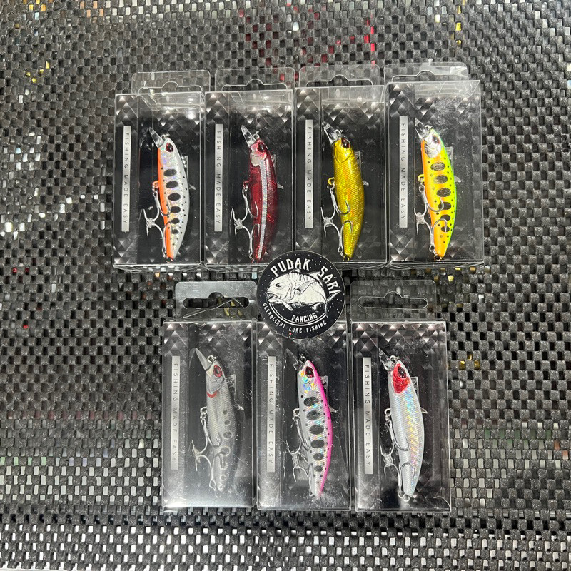 LURE MINNOW SAKANA BLACK TIP 60 S