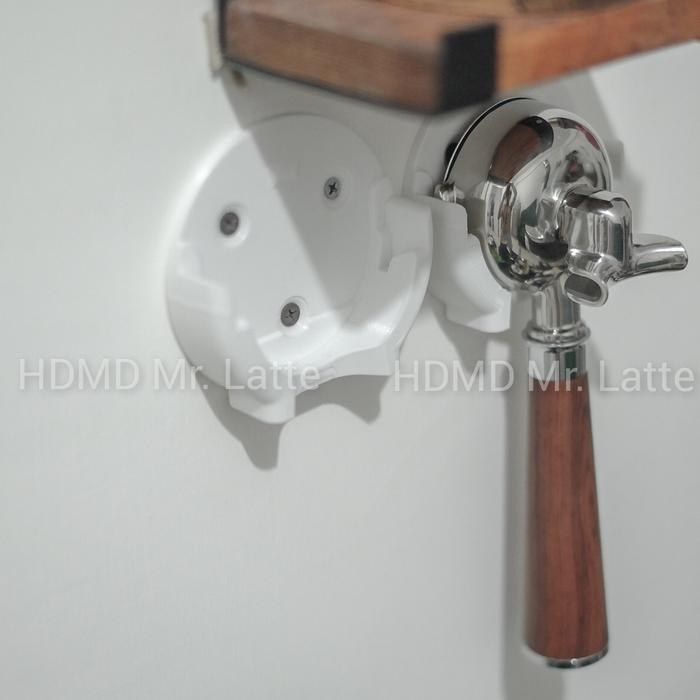 Portafilter 58mm Wall Holder Portafilter Mount 58mm Premium - Putih