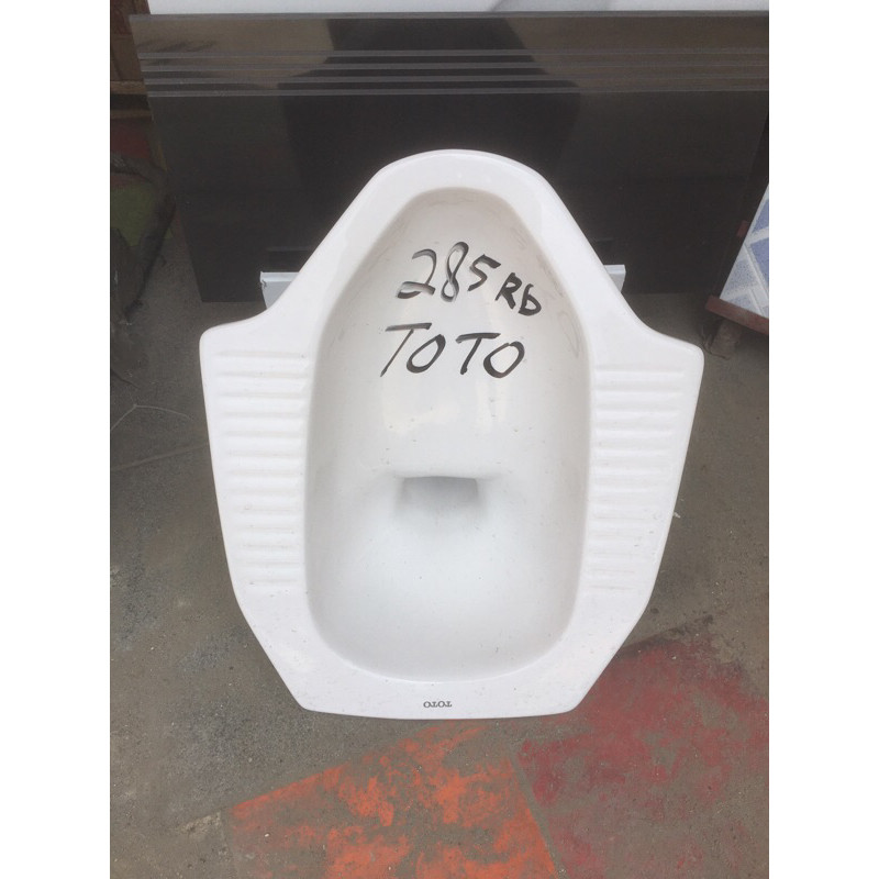 BARU kloset jongkok TOTO closet squat putih white tebal premium
