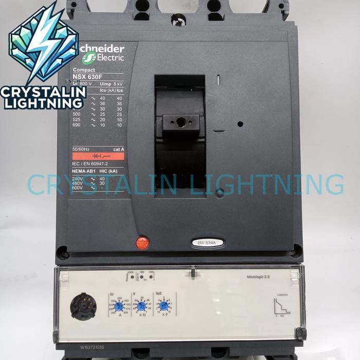 Mccb nsx630f 3p 630a Schneider