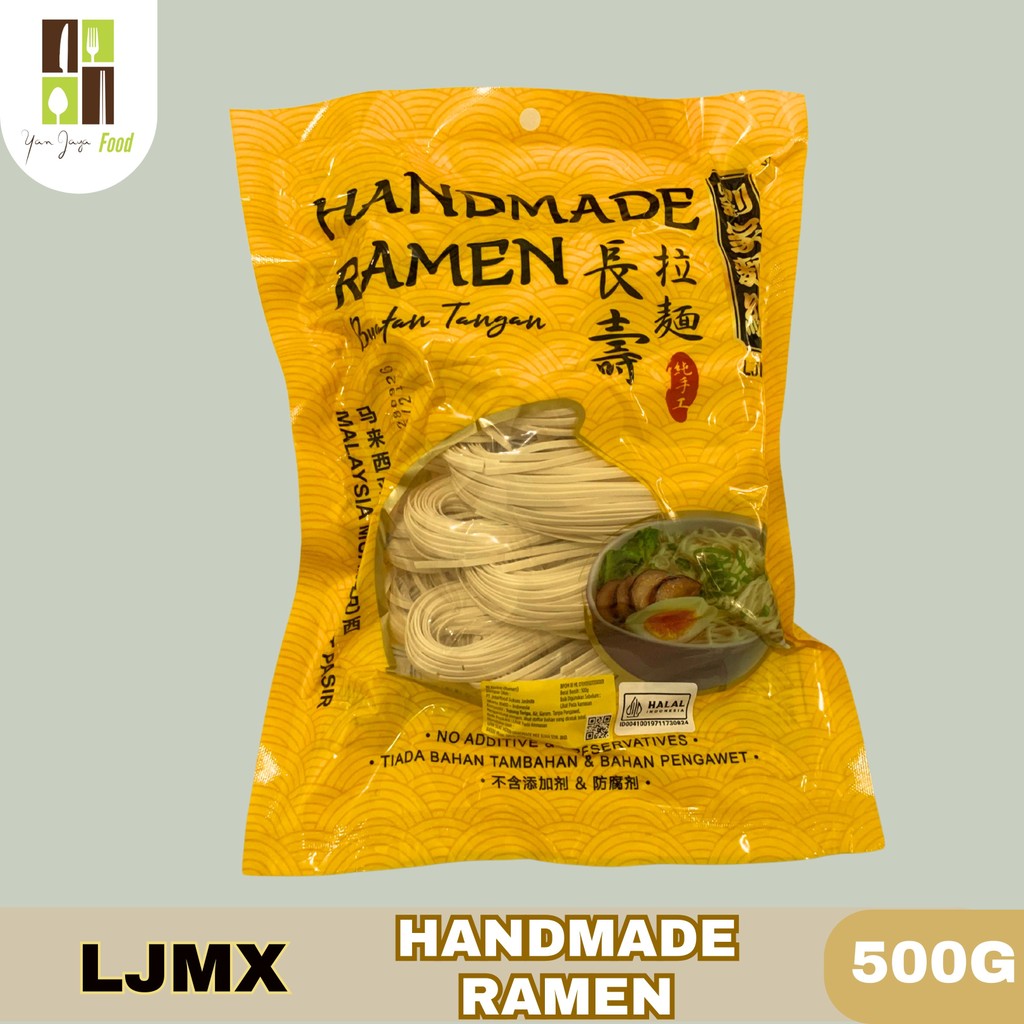 

LJMX HANDMADE RAMEN 500G / Handmade Ramen / Ramen Mie Buatan Tangan / Ramen Handmade