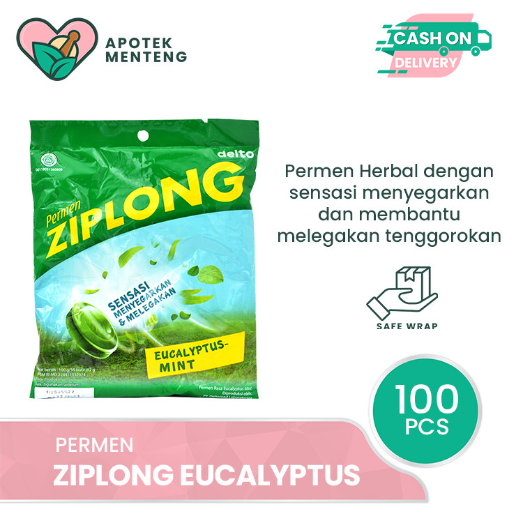 

Permen Ziplong Eucalyptus 50 Butir - Sensasi Menyegarkan Tenggorokan