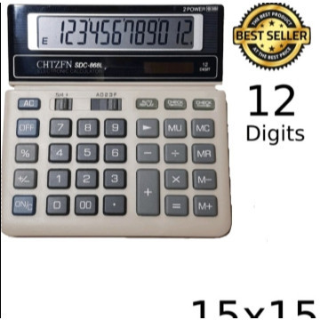 

Kalkulator 12 Digit 868L - Kakulator Dagang / Kalkulator Check