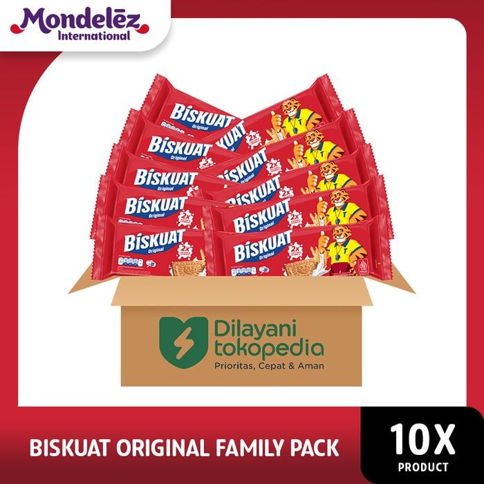 

Biskuat Biskuit Original 45.6g Family Pack - Camilan / Snack Terlaris