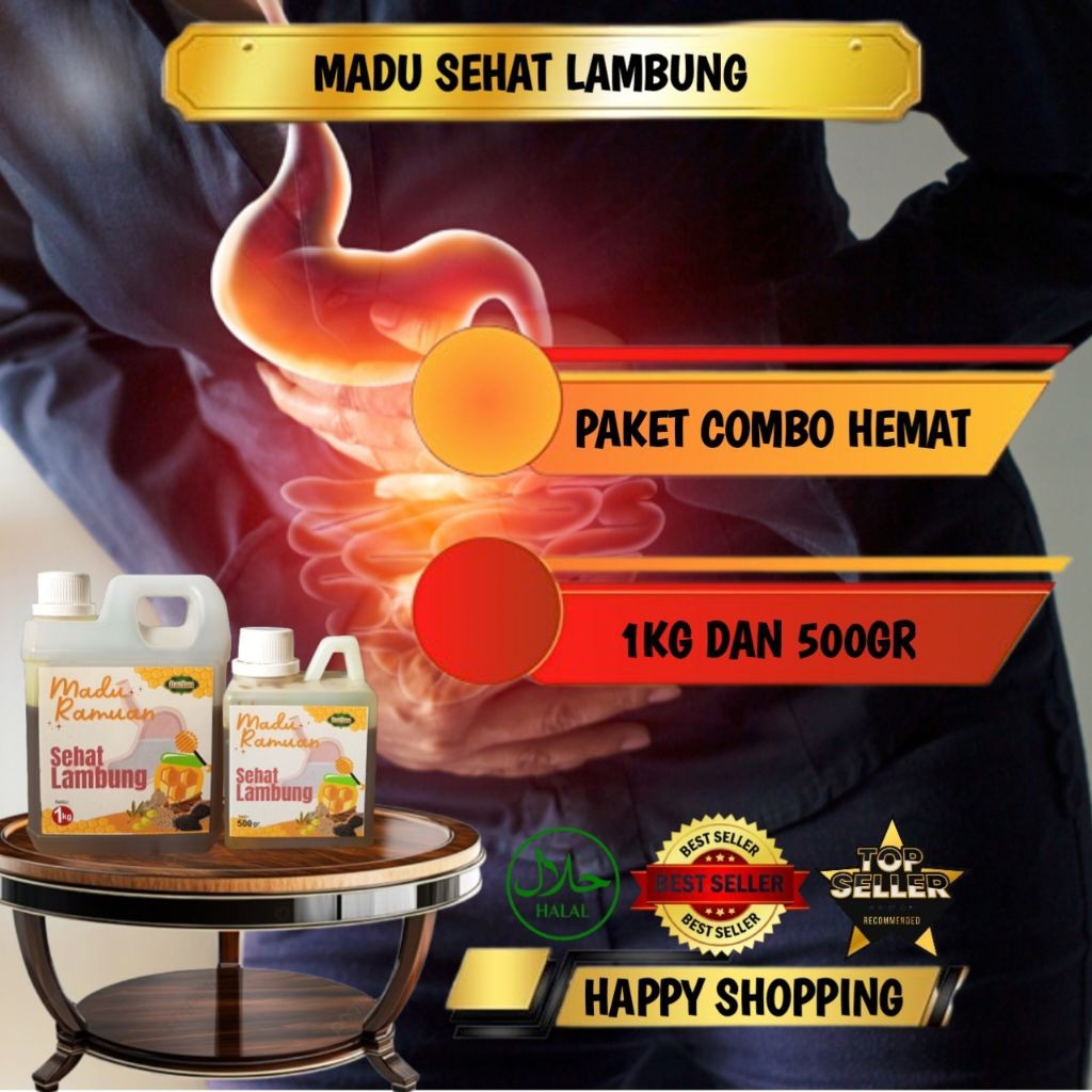 

Madu Lambung Kronis 1kg Madu Asam Lambung Maagh Gerd Madu sehat lambung paket hemat combo 1Kg&500Gr