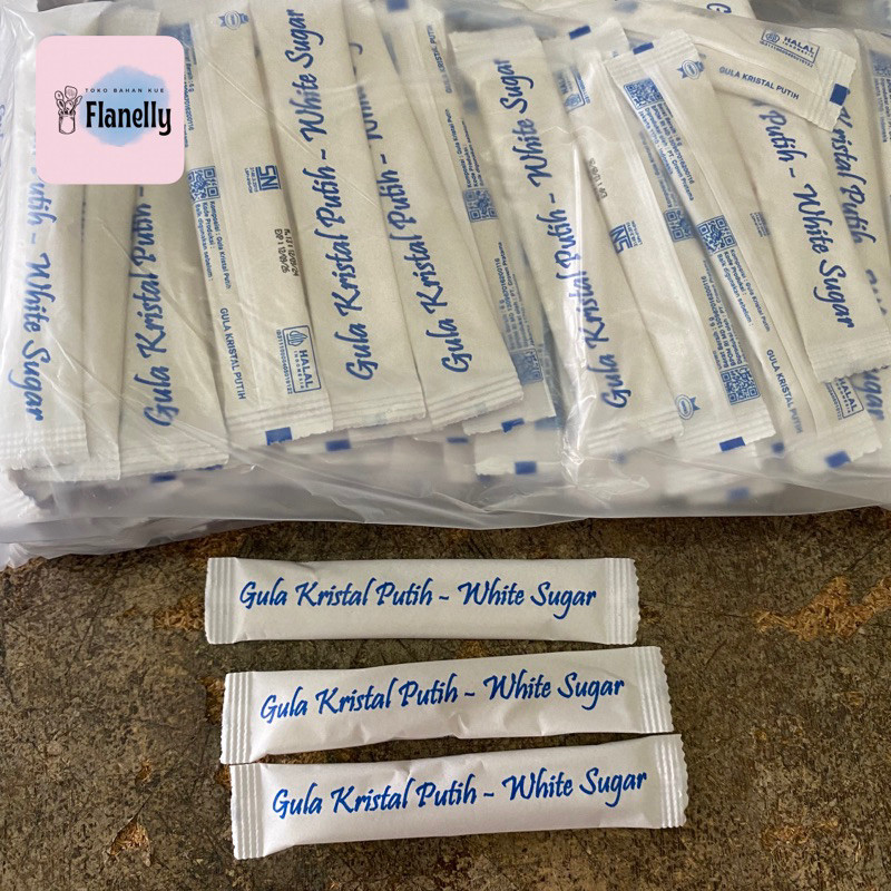 

White Crystal Stick Gula Putih 250’s x 6gr