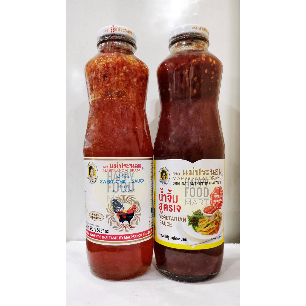 

[MURAH] MAEPRANOM BRAND SWEET CHILLI SAUCE 980 GRAM/ SAOS SAMBAL BANGKOK VEGE/SAUS SAMBAL THAILAND VEGETARIAN VEGAN CAP AYAM