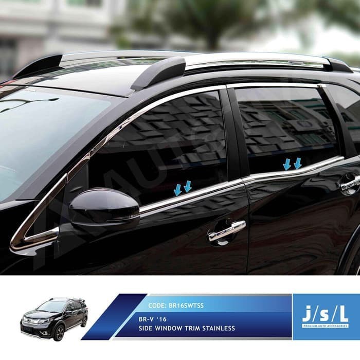 Lis List Kaca Samping MOBILIO - VARIASI MOBIL HONDA MOBILIO - LIST CHROME MOBIL HONDA MOBILIO