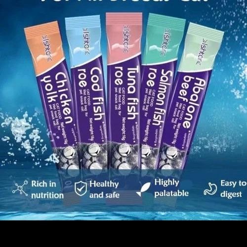 

ISHTAR CREAMY CAT TREATS KUCING CEMILAN MAKANAN BASAH 16 GRM - TUNA FISH