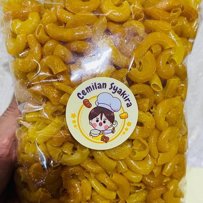 

MAKARONI CIKRUH DAUN JERUK 250gram Makanan Camilan Asin Pedas Food Snack Cemilan - Original