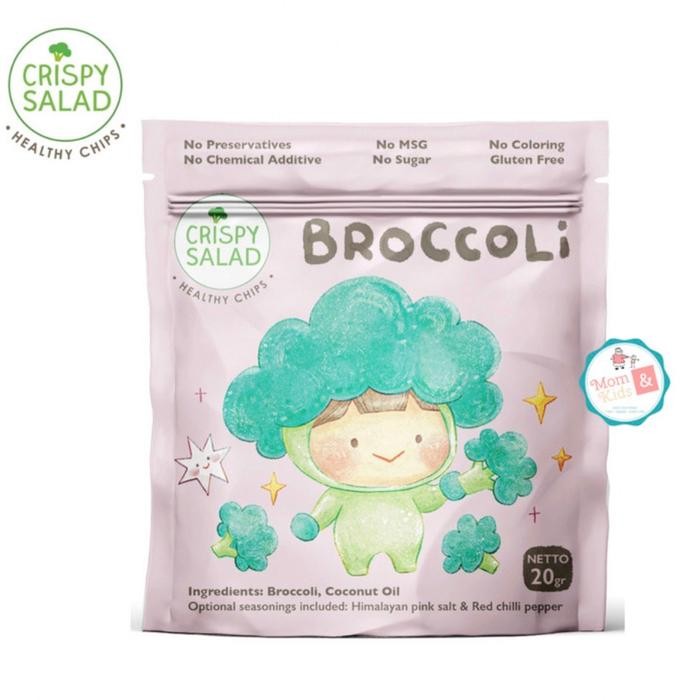 

CRISPY SALAD | Keripik Sayur | Snack Cemilan Sehat Anak & Dewasa Non Msg - Broccoli 20gr