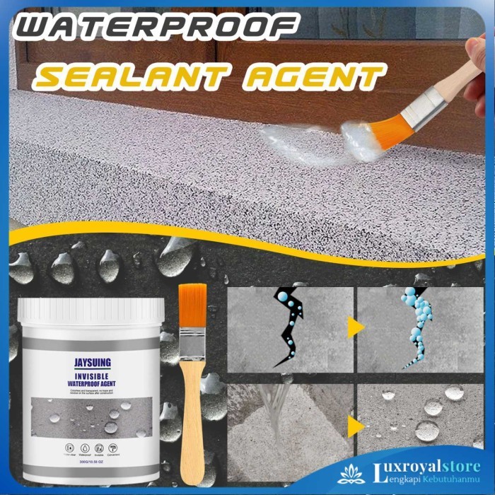 

Lem Anti Bocor Rembes Waterproof Coating 300g with Brush JAYSUING - Luxroyalstore
