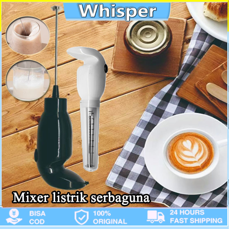 Blender Genggam Listrik 15 Watt Alat Pengaduk Minuman Bubuk Kopi Alat Pengaduk Minuman Pengocok Susu