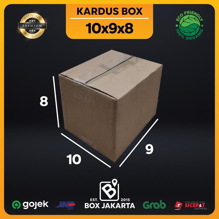 

KARDUS BOX uk 10x9x8 CM Kotak Packaging Corrugated SHEET POLOS