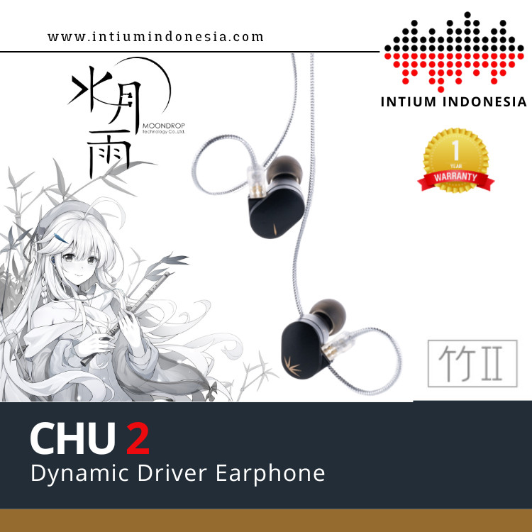Moondrop CHU2 / CHU-2 / CHU 2 / CHU II - 10mm Magnesium Driver In Ear Monitor Earphone