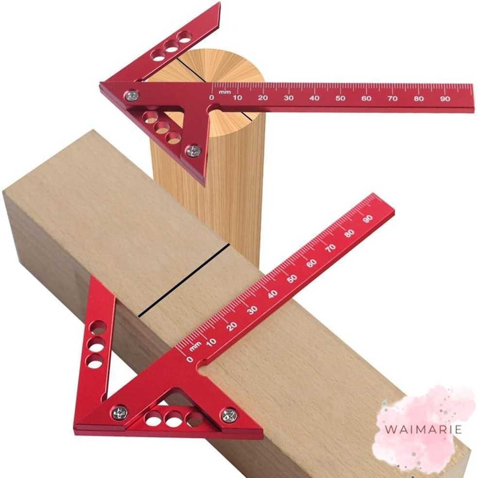 

Rheeros Penggaris Siku Mistar Segitiga Center Finder 45 Degree 10cm - RH87