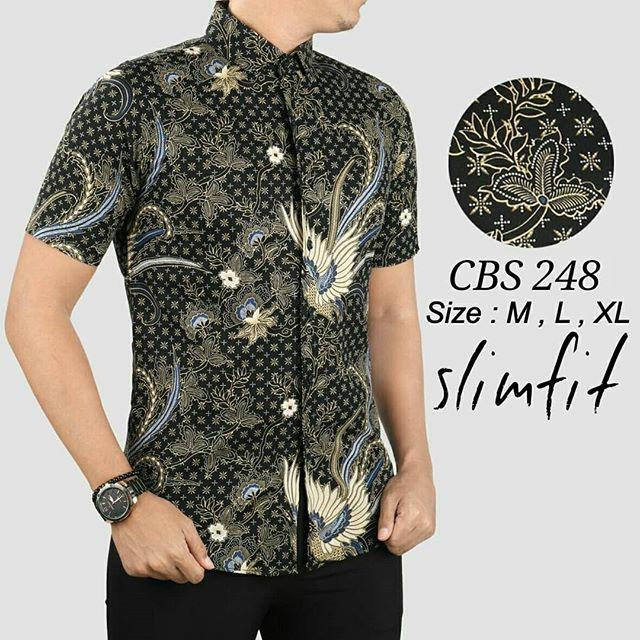 KEMEJA BATIK PRIA SLIM FIT BATIK SLIM FIT CBS248