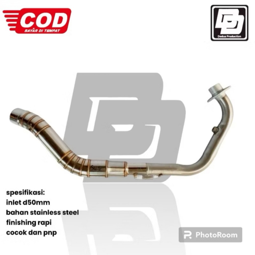 pipa leher knalpot racing diameter 50mm vixion satria fu sonic jupiter mx supra gtr mx king scorpio 