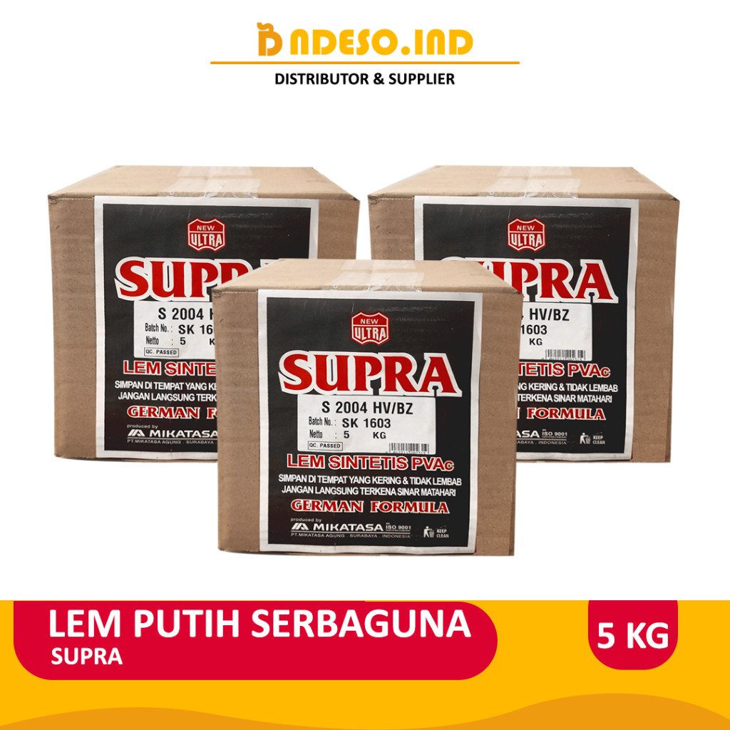 

Lem Putih Supra - 5kg