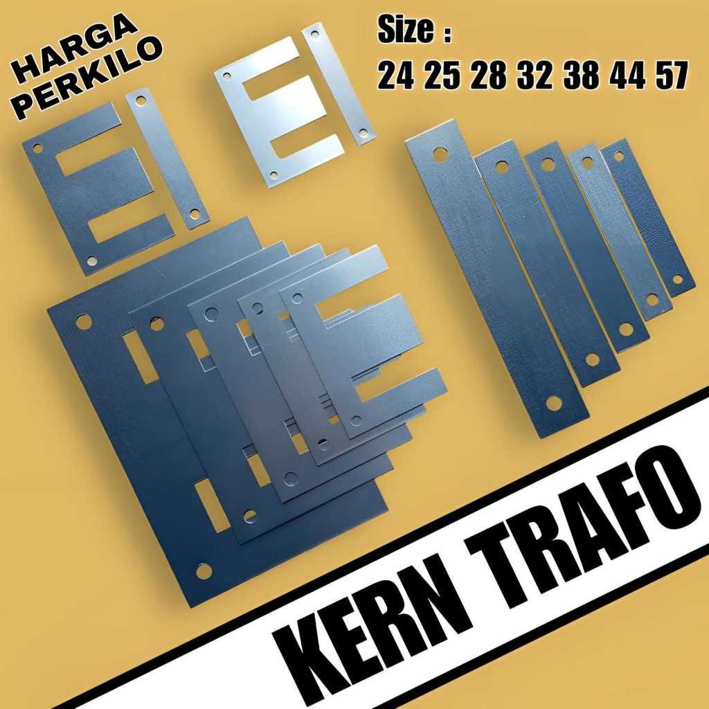 1 Kg Kern Trafo Utuk Core Inti Trafo Ukuran EI 22 / 25 / 28 / 32 / 38 / 44 / 57 INDO CORE