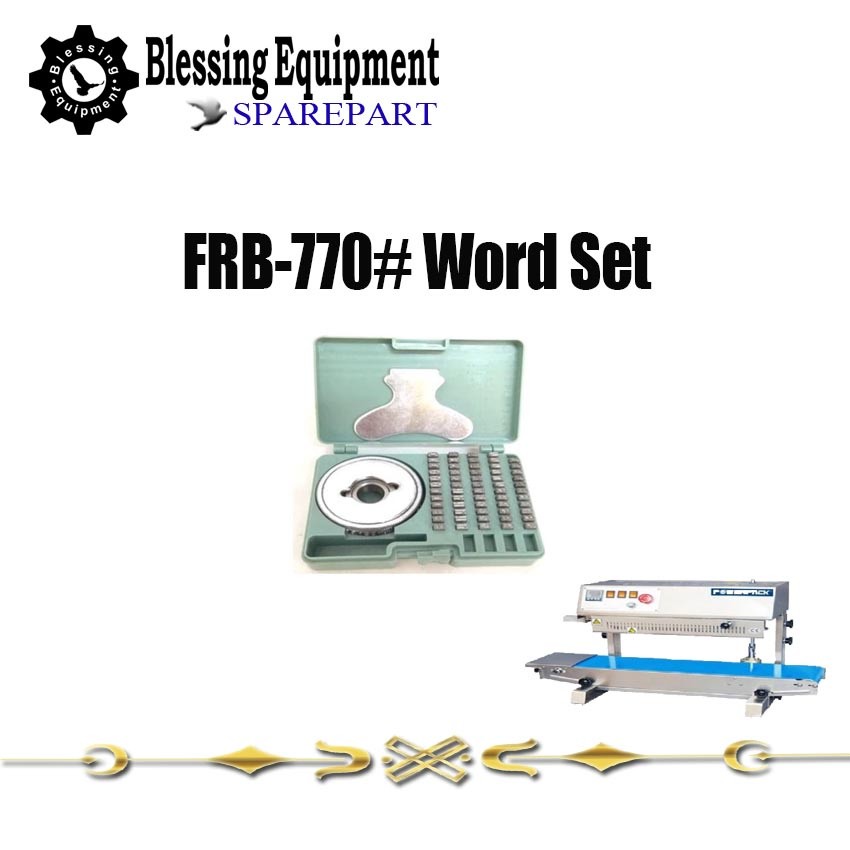 FRB-770 Sparepart Word Set Continuous Band Sealer powerpack
