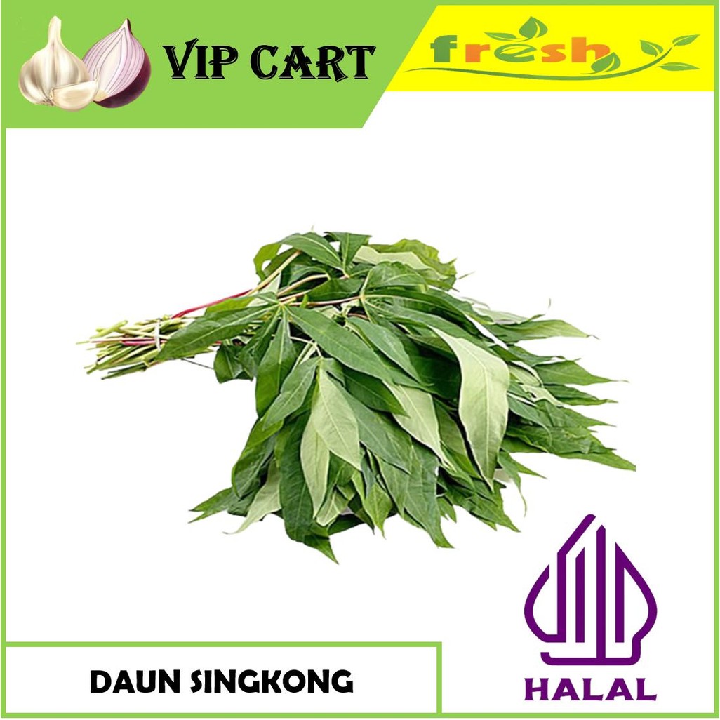 

DAUN SINGKONG SEGAR PER IKAT - SAYUR DAUN