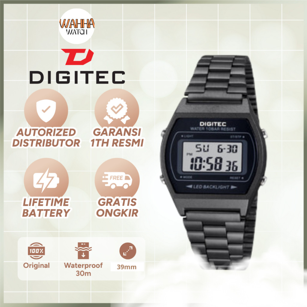 jam tangan digital pria DIGITEC MDG 6060R