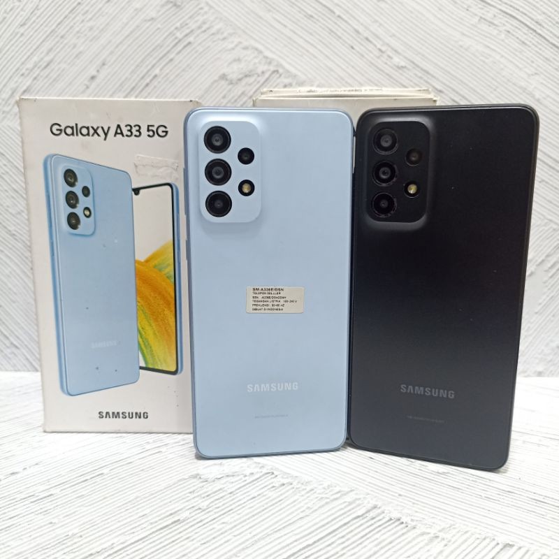 Samsung A33 5G 8/256 GB Handphone Second Bekas Fullset