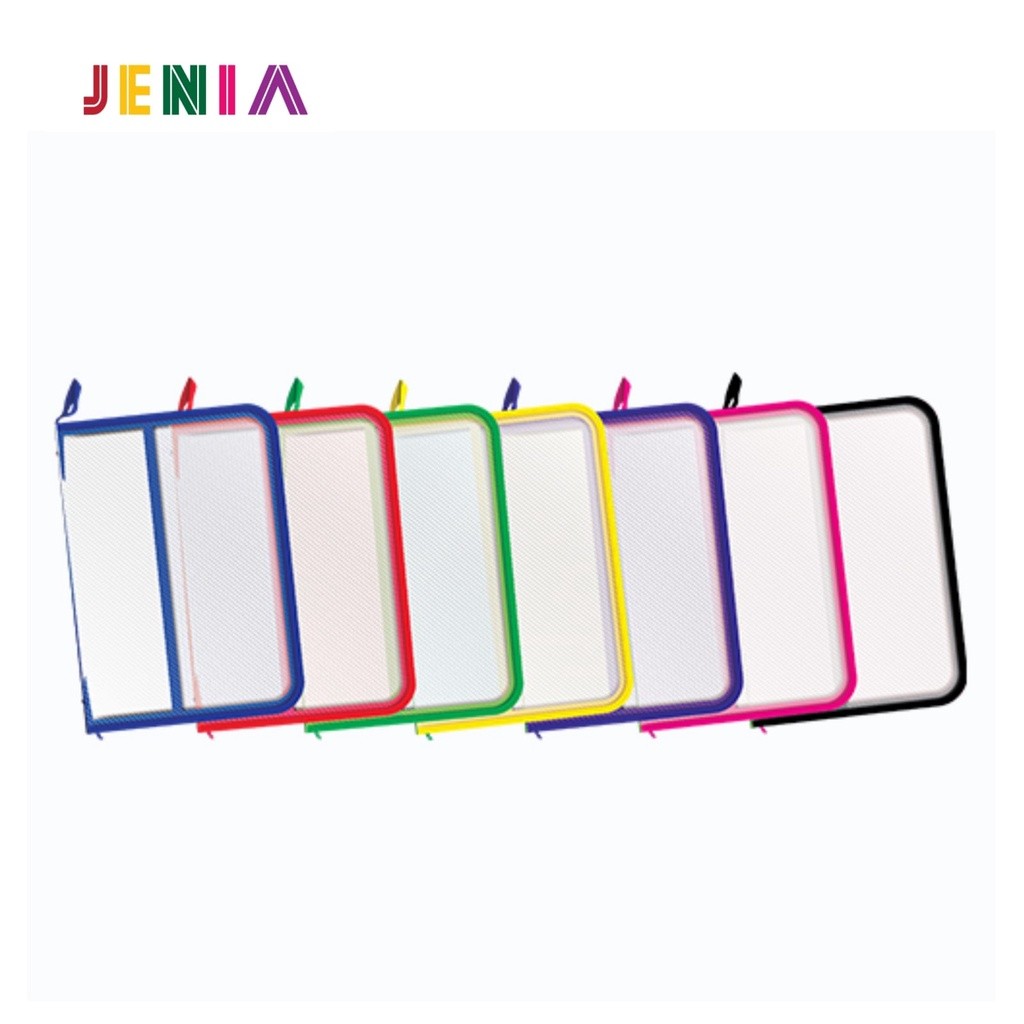 

1 LSN / 12 PCS Zipper Jaring Polos F4 Jenia