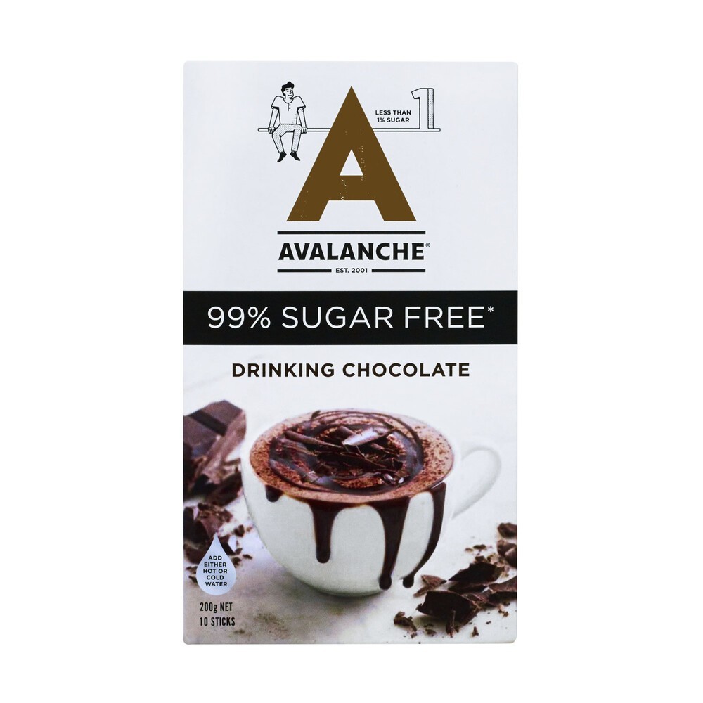 

Avalanche 99% Sugar Free Drinking Chocolate Sachet | 200g