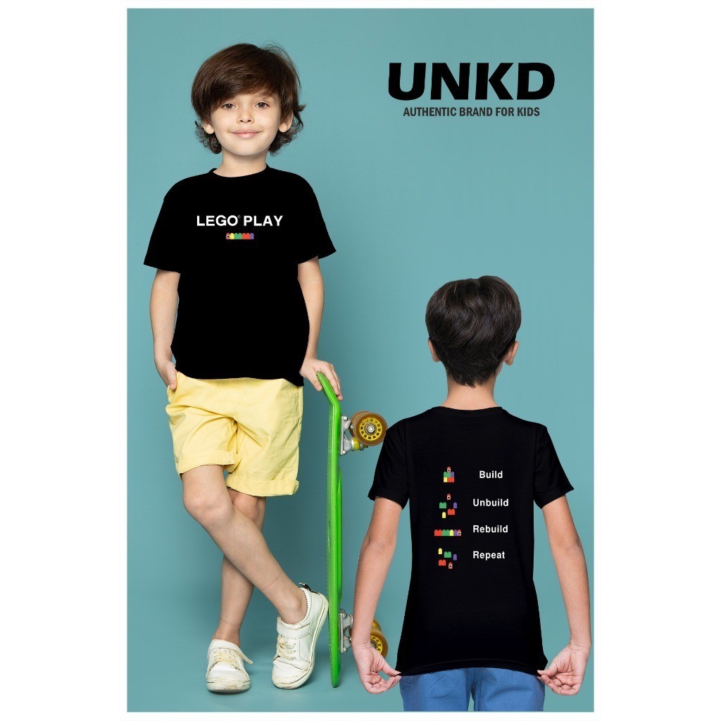 Kaos Anak Distro Premium Karakter Lego Play UNKD