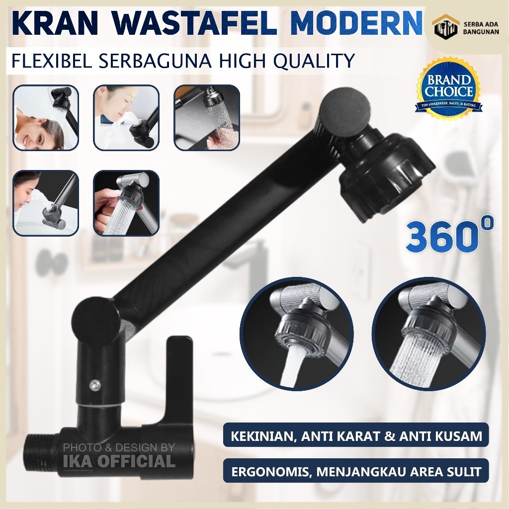 SAB Keran Angsa HITAM Kran Angsa Fleksibel Keran Angsa TEMBOK Hitam HIGH QUALITY / Kran Angsa Putar 