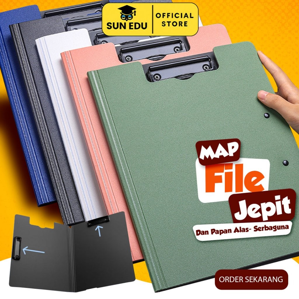 

Map Kertas 2 Sisi A4 A3/ Clipboard With Cover/ Map File Folder Dokumen