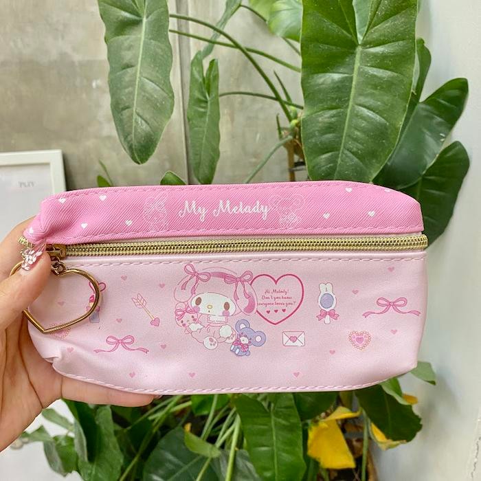

[New Arrival] Tempat Kotak Pensil Pencil Case Karakter Kartun Sanrio My Melody Kuromi Little Twin Star Cinnamoroll Kado Hadiah Gift Anak Lucu Unik - Melodi