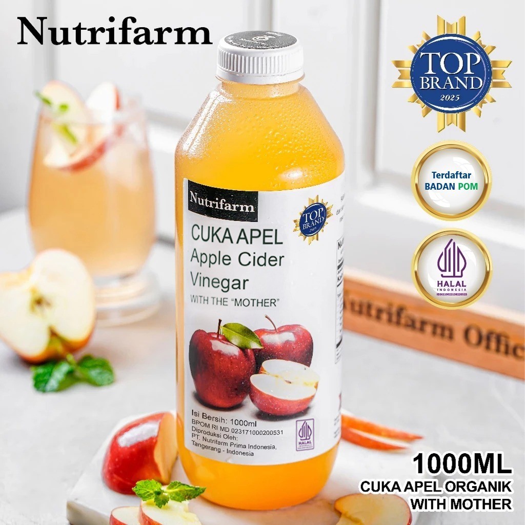 

Cuka Apel Original Organik 1000ml / Apple Cider Vinegar