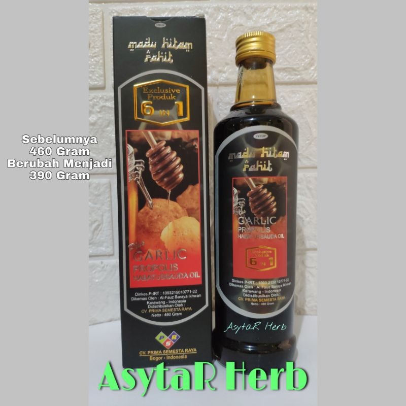 

NEW Madu Hitam Pahit 6 in 1 plus Garlic Prima Herbal PREMIUM