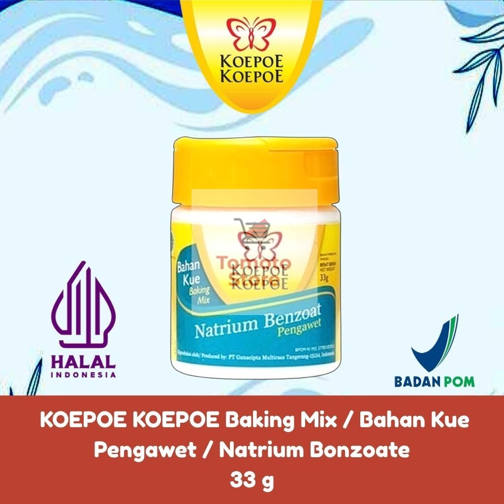

✨ TOMOTOSTORE ✨ KOEPOE KOEPOE Baking Mix / Bahan Kue Pengawet / Natrium Bonzoate