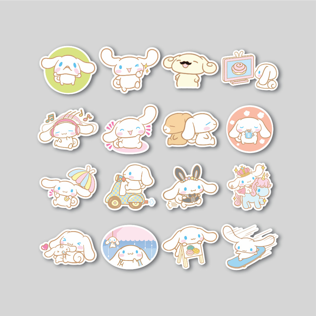 

Sticker Pack Cinnamoroll Sanrio | Sticker Tumblr | Stiker Laptop Koper Helm