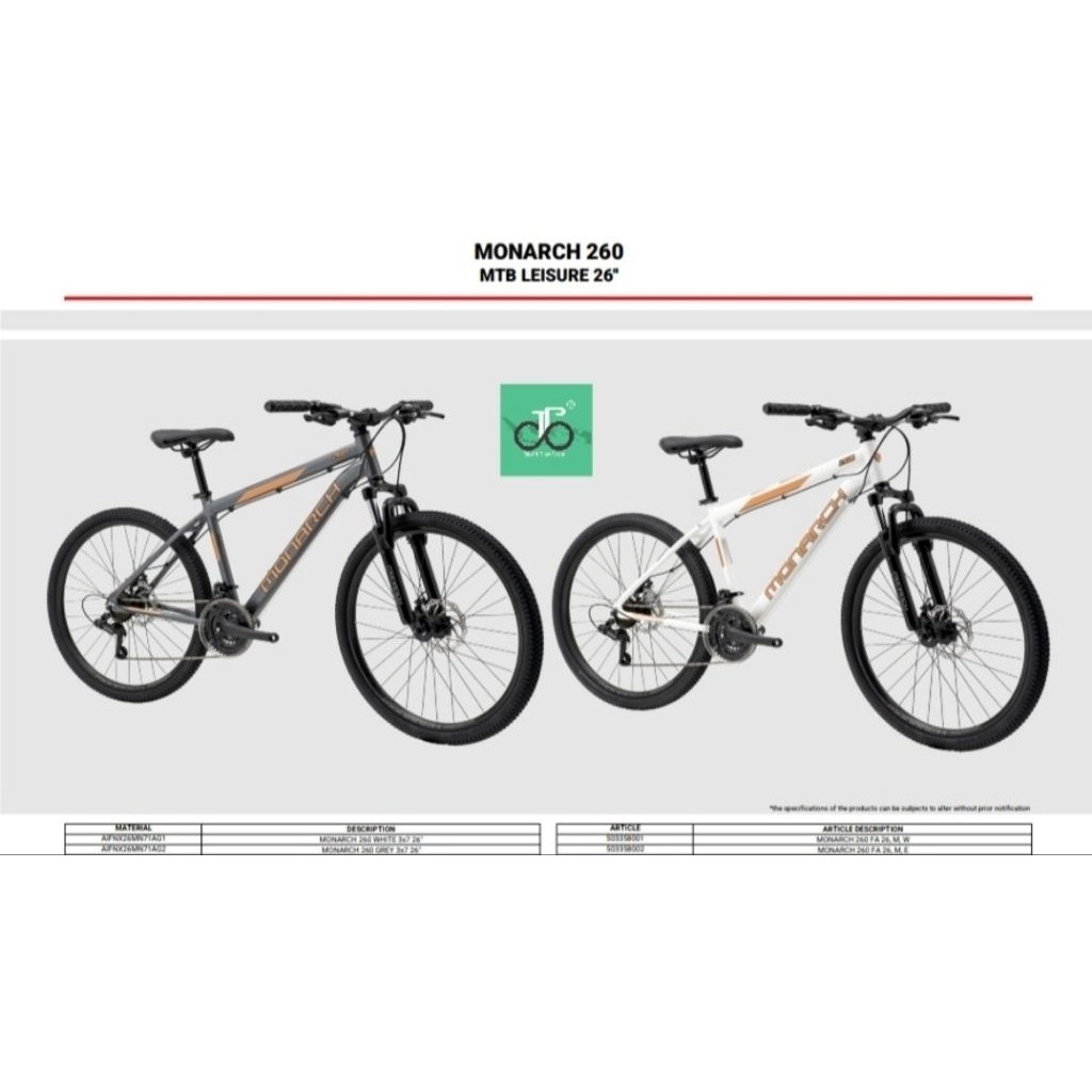 Sepeda MTB 26" Polygon Monarch 260 (26 Alloy)