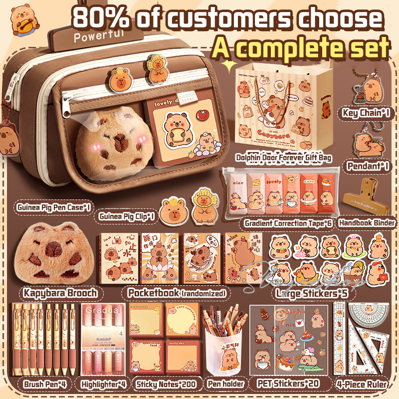 

Promo Hemat Diskon Capybara Tempat alat tulis kotak pensil aesthetic Tas PenaTempat Pencil Tas Pensil kapasitas besar Termurah