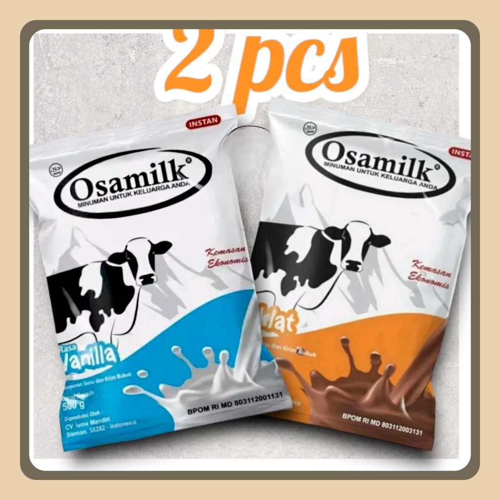 

[PROMO] [2 PCS] OSAMILK 500gr PENGGEMUK BADAN ORI READY