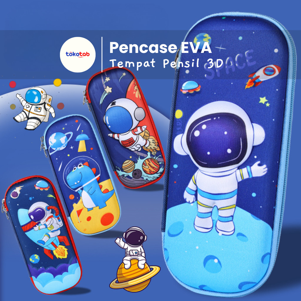 

Tokotab - Tempat Pensil Aesthetic 3D Tempat Pensil Anak Laki Laki Waterproof Kotak Pensil Anak Perempuan Alat Tulis Sekolah