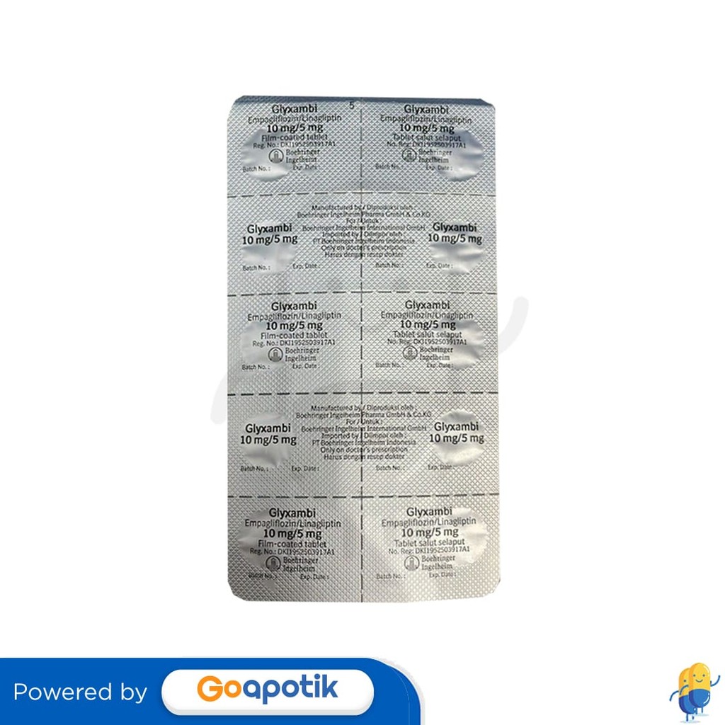 Glyxambi 10/5 Mg Strip 10 Tablet