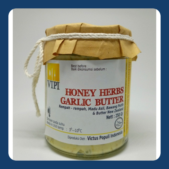 

HONEY HERBS GARLIC BUTTER by VIPI @250 Gr