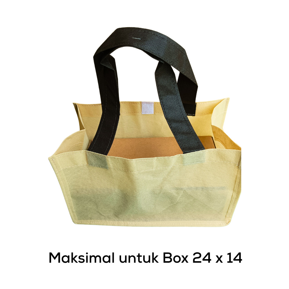 

Tas Spunbond 185 Warna Cream / Goodie Bag 25 x 15 x 15 Warna Cream