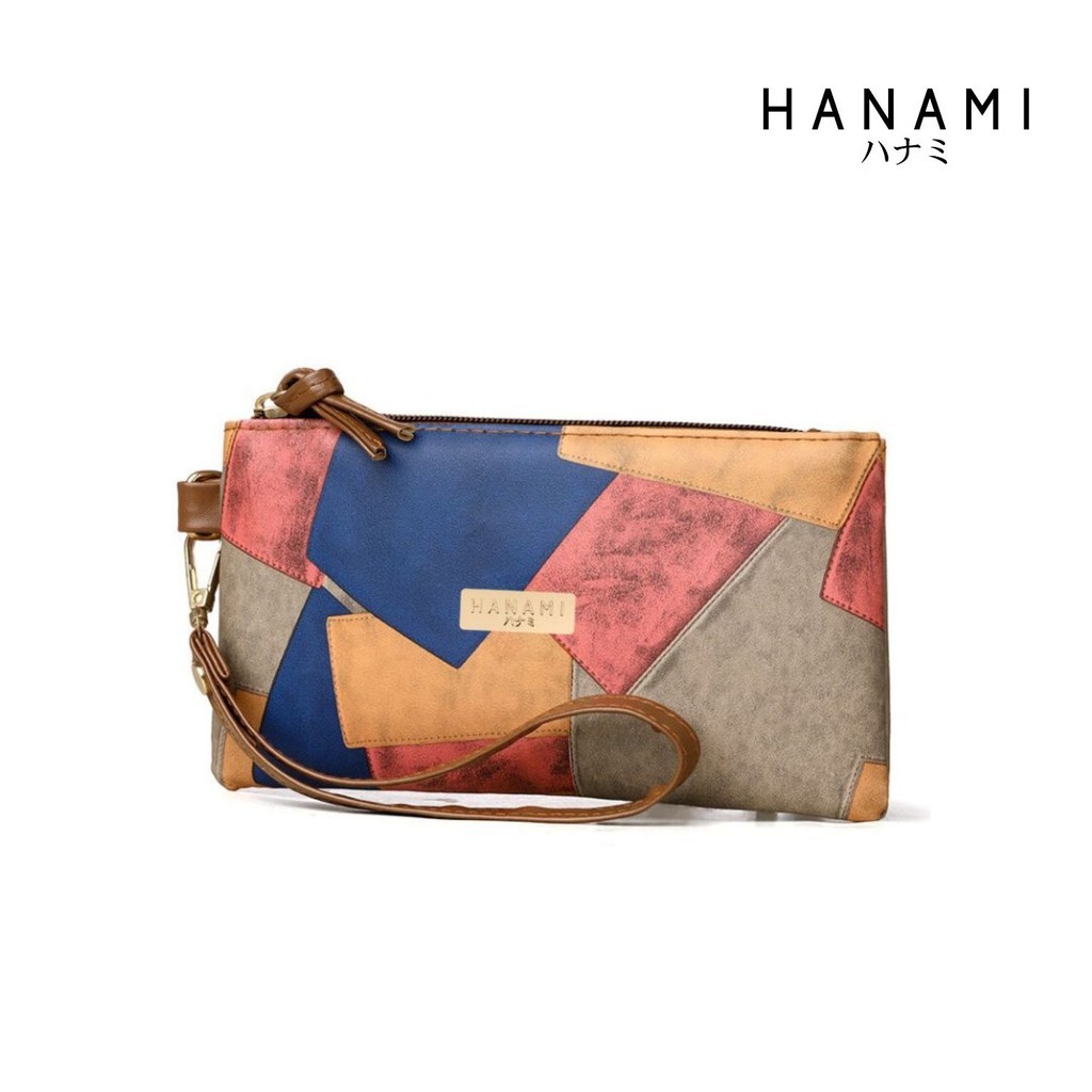 HANAMI Dompet Wanita Resleting Kulit Pouch Alondra WA949M4 Handbag Clutch Branded Premium Muat Hp