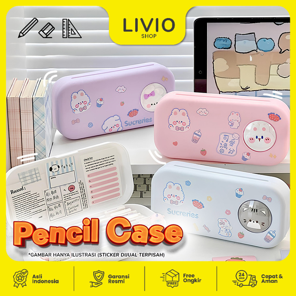 

Goto Theo Pencil Case Tempat Pensil Anak Perempuan Aesthetic