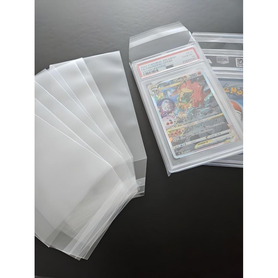 Novice ECERAN Premium PSA BGS Graded Card Sleeves Pokemon MTG Digimon Yugioh