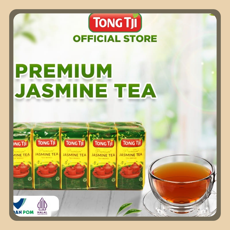 

Tong Tji Premium Jasmine Tea 50g, Teh Seduh per Slop
