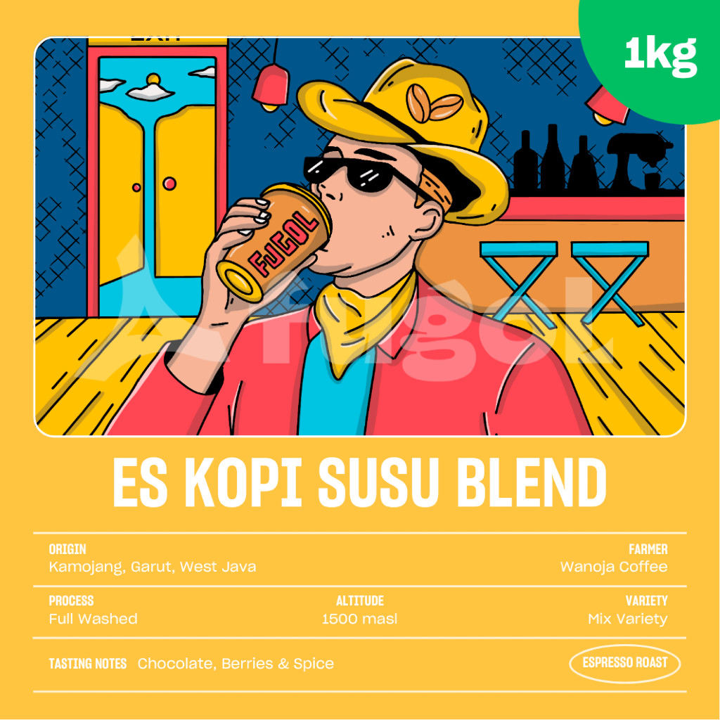 

Kopi Espresso ES KOPI SUSU Blend (1 KG) Full Arabica Coffee Beans